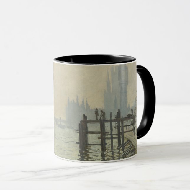 Die Themse unter Westminster von Claude Monet Tasse (VorderseiteRechts)
