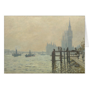 Die Themse unterhalb von Westminster von Claude Mo