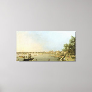 Die Themse von der Terrasse des Somerset House, Lo Leinwanddruck