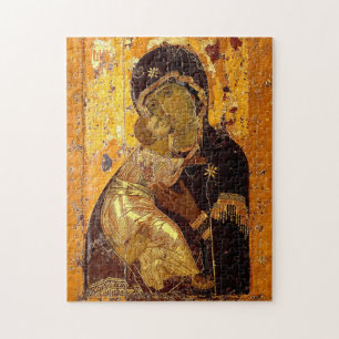 Die Theotokos von Wladimir Puzzle