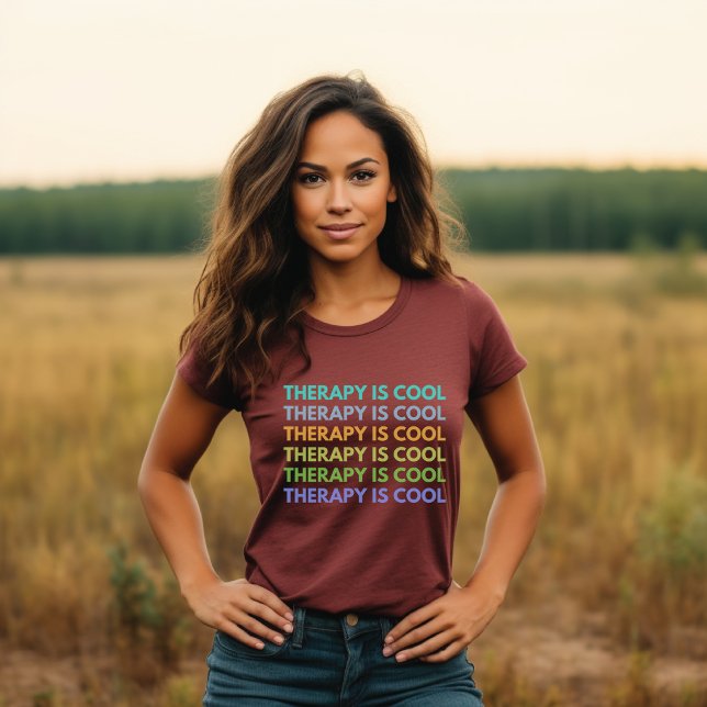 Die Therapie ist Cool T-Shirt (Von Creator hochgeladen)