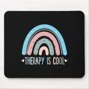 Die Therapie ist ein Cooler Therapeut für psychisc Mousepad
