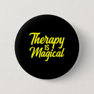 Die Therapie ist Magical Therapist psychische Gesu Button
