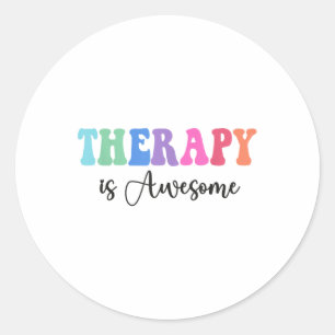 Die Therapie ist Phantastische Selbstversorgung Ps Runder Aufkleber