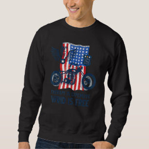 Die Therapie ist teuer Wind ist freie Motorrad Dis Sweatshirt