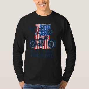 Die Therapie ist teuer Wind ist freie Motorrad Dis T-Shirt