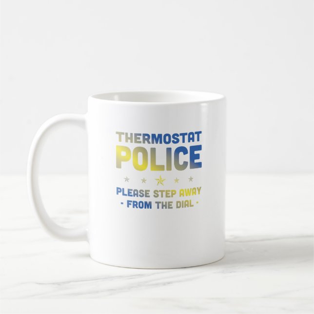 Die Thermostatpolizei muss aus dem Wahlgang heraus Kaffeetasse (Links)