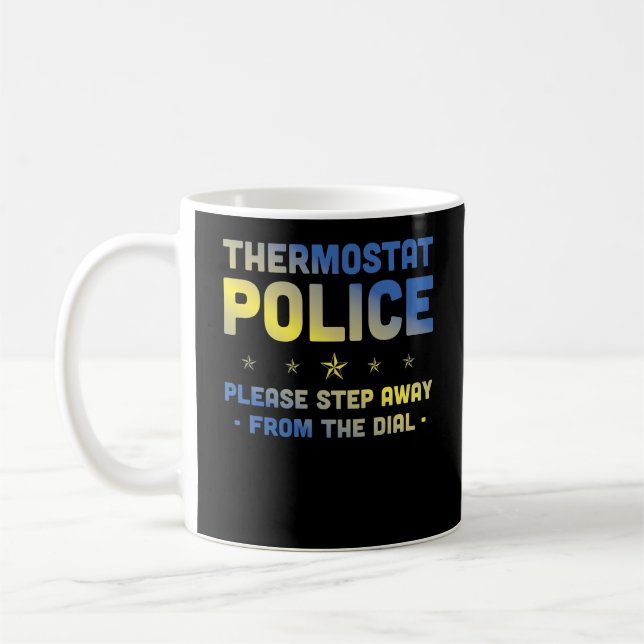 Die Thermostatpolizei muss aus dem Wahlgang heraus Kaffeetasse (Links)
