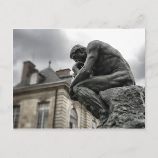 Die Thinker Rodin Paris-Skulptur Postkarte