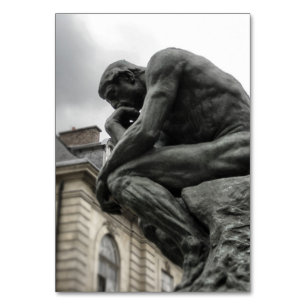 Die Thinker Rodin Paris-Skulptur Tischnummer