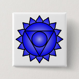 Die Throat Chakra Button