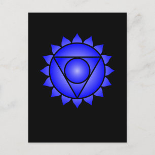 Die Throat Chakra Postkarte
