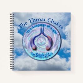 Die Throat Chakra - Symbol des Atemlebens Notizbuch