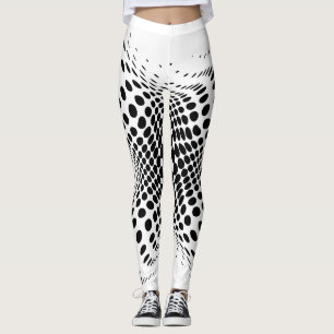 Die Thunder_Cove des Abstrakten Halbtonkreises X Leggings