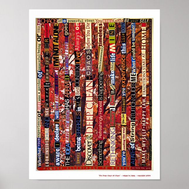 Die tiefe Säuberung des Chaos Poster (Vorne)