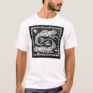 Die tiefe - weißer T - Shirt