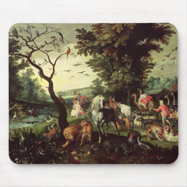 Die Tiere, die Noahs Arche kommen Mousepad (Vorne)