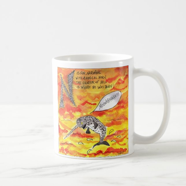 Die Tiere erschrecken mich Tasse (Rechts)
