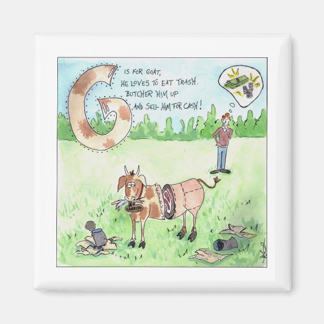 Die Tiere kümmern mich um Magnet (Vorne)