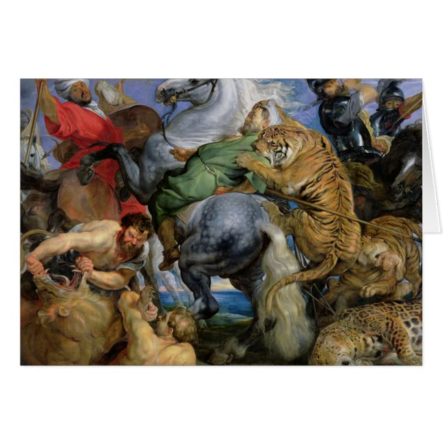 Die Tiger-Jagd, c.1616 (Vorderseite (Horizontal))