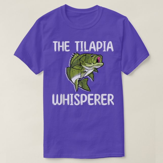 Die Tilapia Whisperer Fish Outfit Liebe Freshwater T-Shirt (Design vorne)