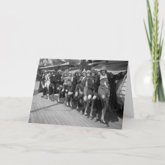 Die Tiller Girls, Anfang des 19. Jahrhunderts Karte