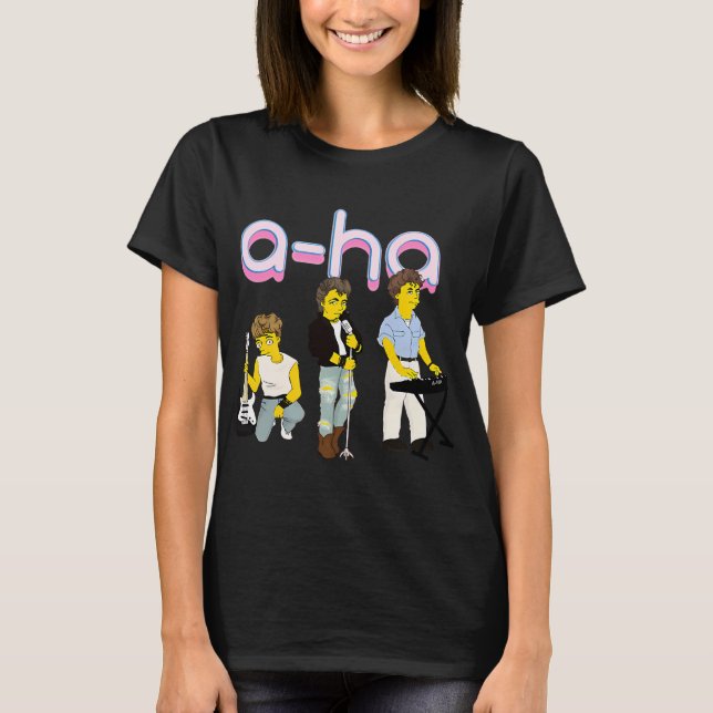 Die Timeline A Ha Band Berlin T-Shirt (Vorderseite)