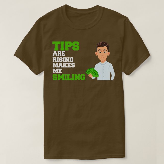 Die Tipps steigen und ich lächle T-Shirt (Design vorne)