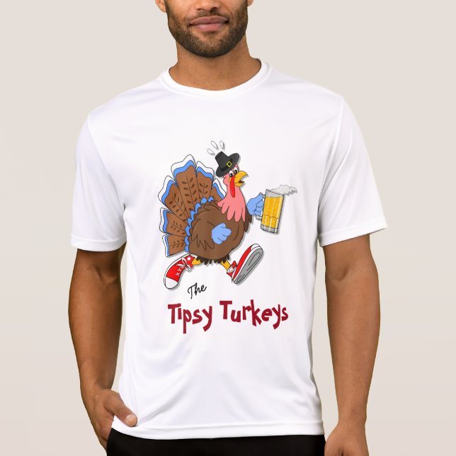 Die Tipsy Türkei (Bier) - SS Sport-Tek T-Shirt (Vorderseite)