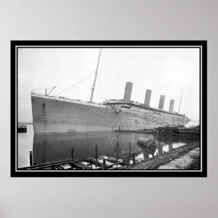 Die Titanic Unpainted Foto Poster Titanic Serie