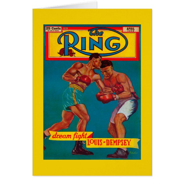 Die Titelseite des Ring Magazine (Vorne)