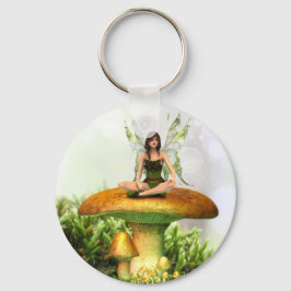 Die Toadstool Fairy Schlüsselanhänger