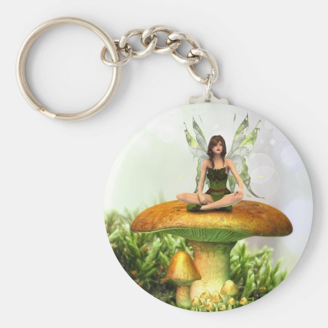 Die Toadstool Fairy Schlüsselanhänger (Vorne)