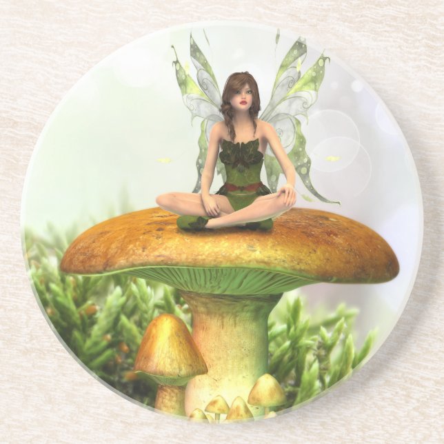 Die Toadstool Fairy Untersetzer (Vorne)
