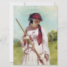 Die Tochter des Bauern (ländliche Schönheit)