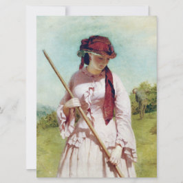 Die Tochter des Bauern (ländliche Schönheit) Karte