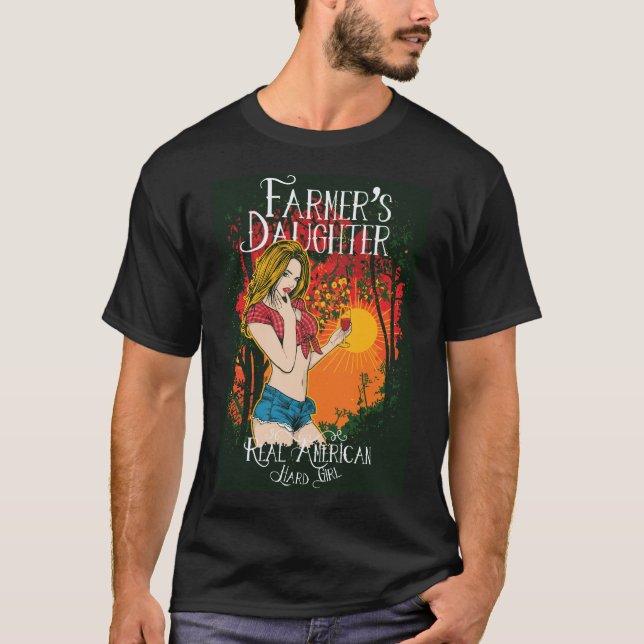 Die Tochter-Gewohnheit des Bauern T-Shirt (Vorderseite)