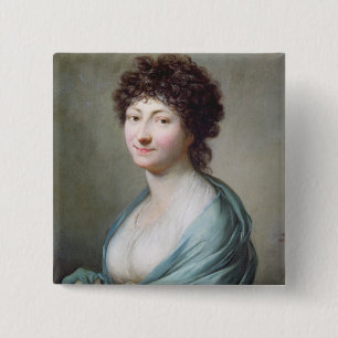 Die Tochter: Porträt von Caroline Susanne Graff Button