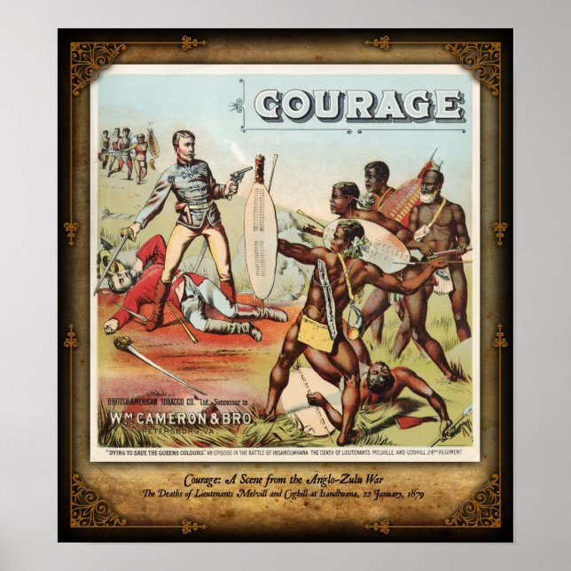 Die Todesfälle von Melvill & Coghill in Isandlwana Poster (Vorne)