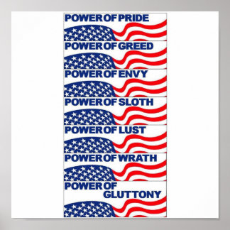 Die tödlichen Sins Poster