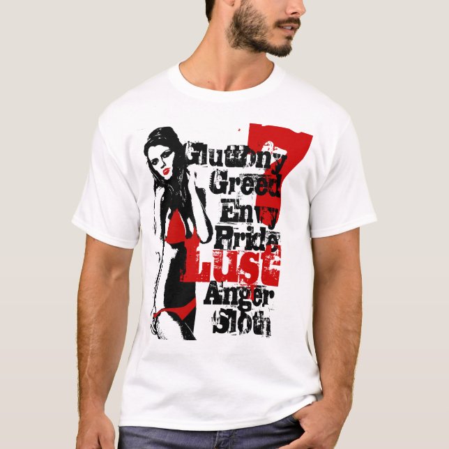 Die tödlichste Sünde T-Shirt (Vorderseite)