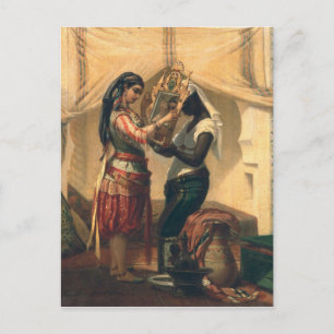 Die Toilette der Odalisque Postkarte
