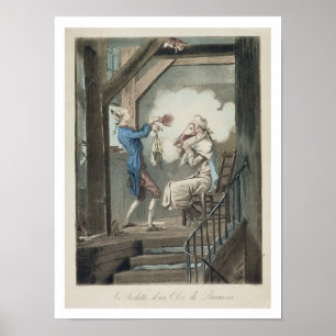 Die Toilette des Sekretärs eines Rechtsanwalts, Poster