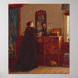 Die Toilette - Eastman Johnson Fine Art Poster