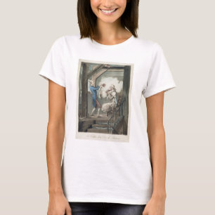 Die Toilette eines Anwalts-Mitarbeiters, eingravie T-Shirt