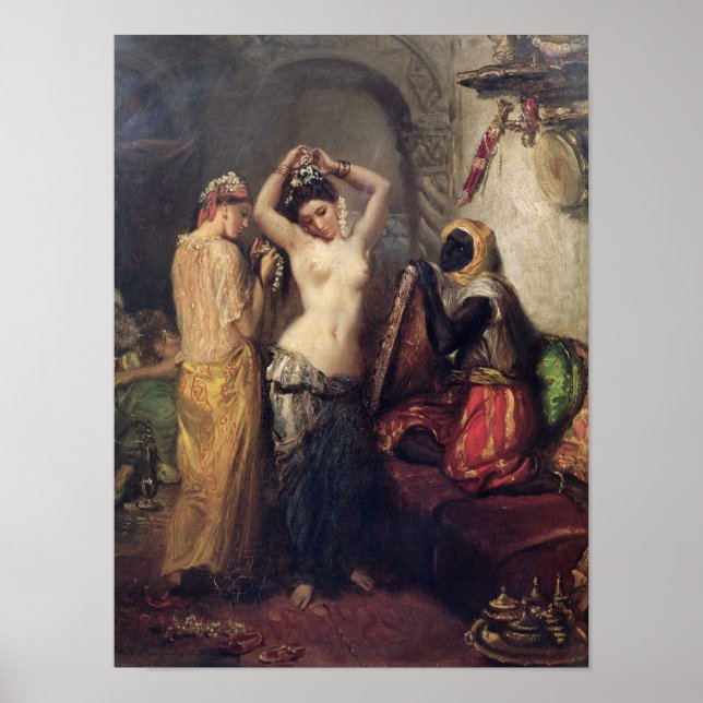 Die Toilette im Seraglio Poster (Vorne)