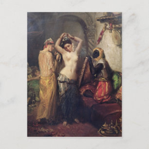 Die Toilette im Seraglio Postkarte