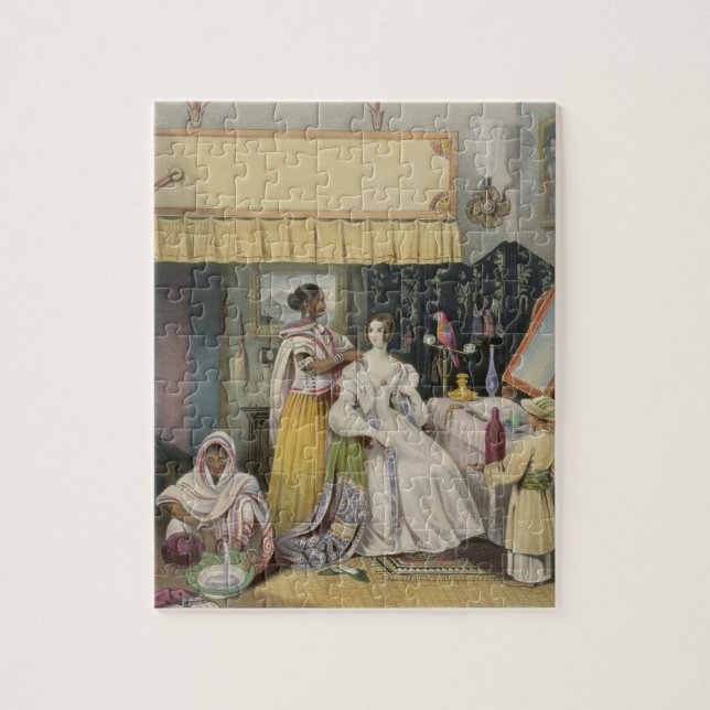 Die Toilette junger Dame, überziehen 2 von Puzzle (Vertikal)