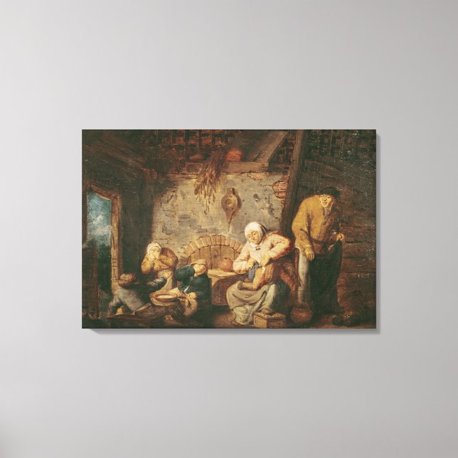 Die Toilette Leinwanddruck (Vorderseite)