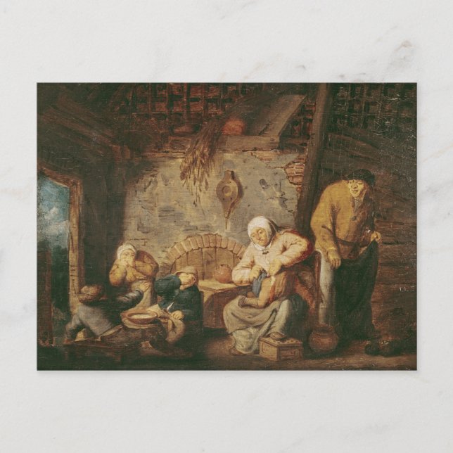 Die Toilette Postkarte (Vorderseite)